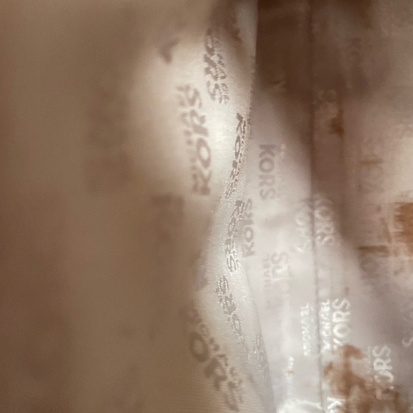 MK Gold Metallic Crossbody Purse Pocketbook - Picture 7 of 13